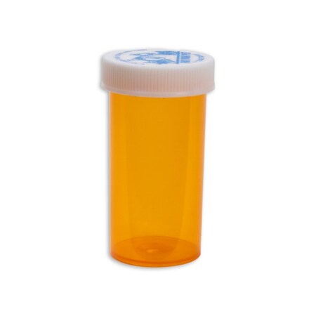 Oasis 13 Dram Amber Presciption Vial, Vet Labeled VIAL13DZ-VET